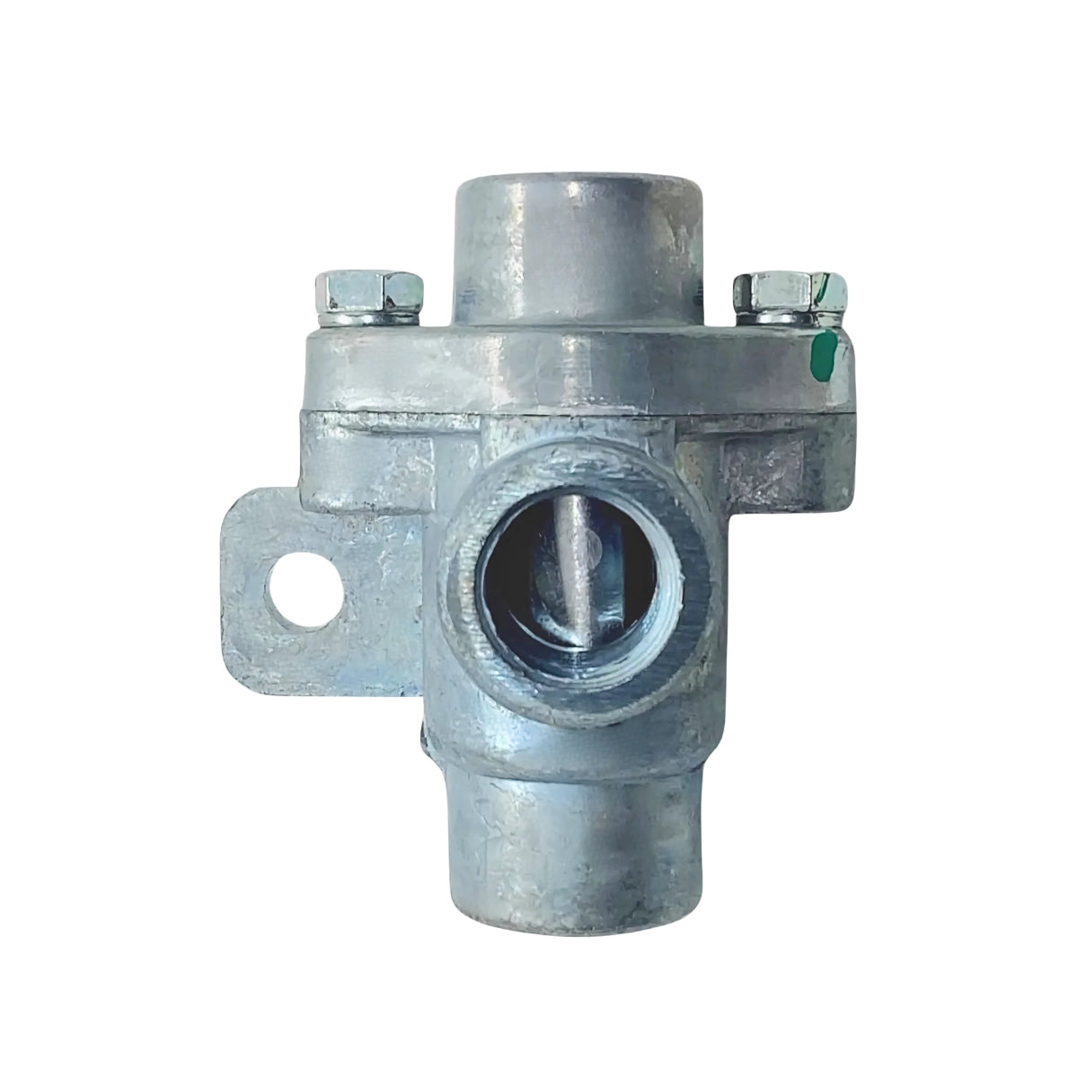 278614 | Válvula de Transferencia DC-4 3/8 x 3/8 con Soporte para MACK, NAVISTAR, MIDLAND