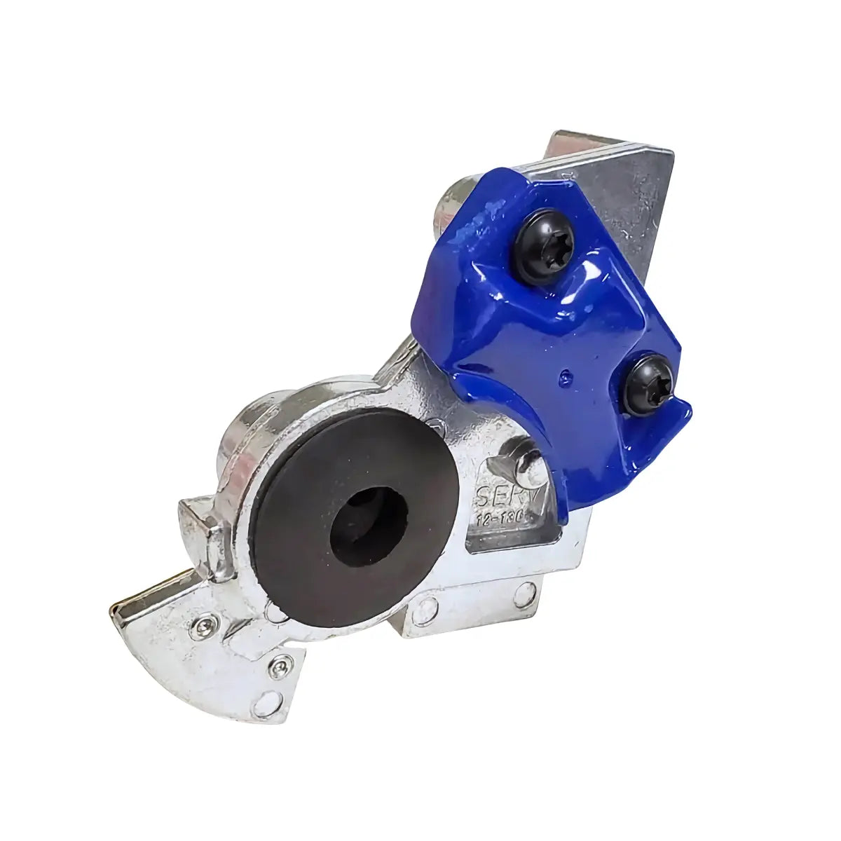 Mano Acople 3/8 con Ángulo Inclinado 90° Azul